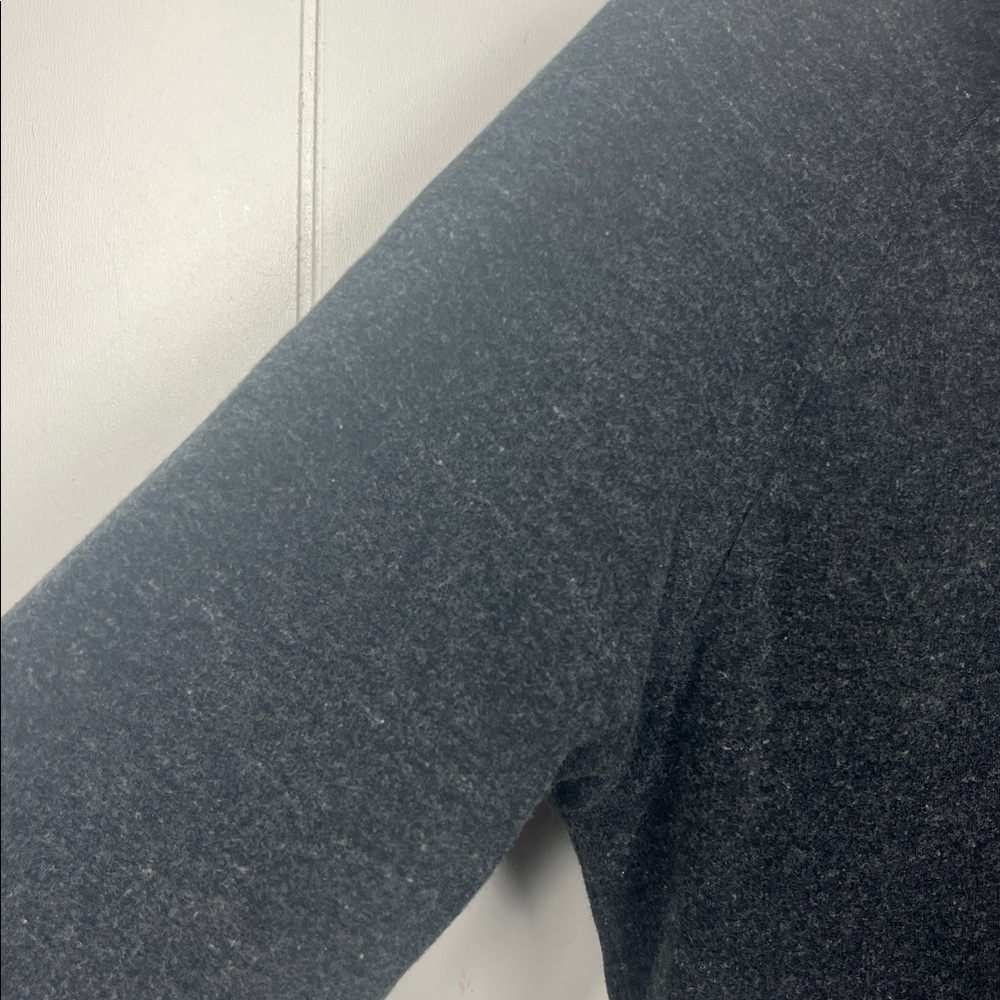Born Primitive Cowl Neck Sweatshirt M Gray Pullover Kangaroo Pocket Fleece EUC - Picture 4 of 14